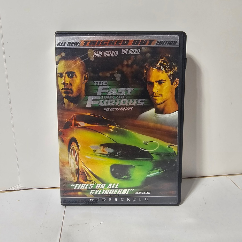 The Fast and the Furious DVD Tricked Out Edition Paul Walker Vin Diesel Movie